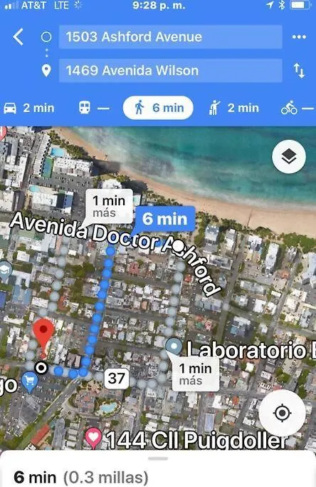 Lägenhet Big Place 2 Bedroom 3 Beds, Wf, Tv, Balcony & Parking San Juan Puerto Rico